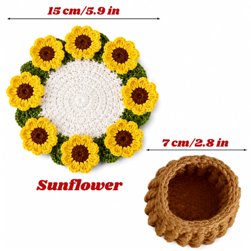 Bouquet Coasters – Handmade Flowers