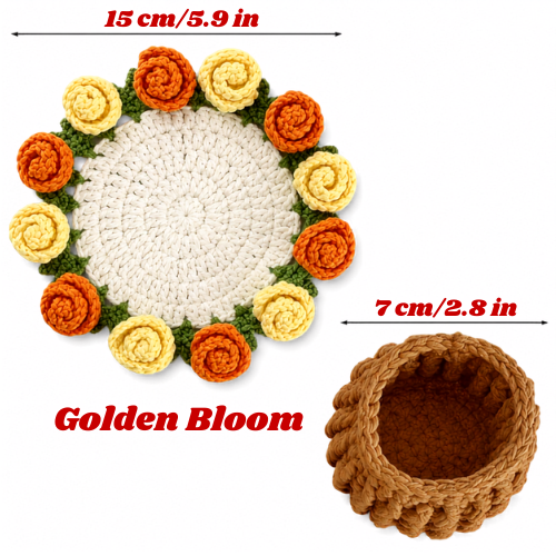 Bouquet Coasters – Handmade Flowers