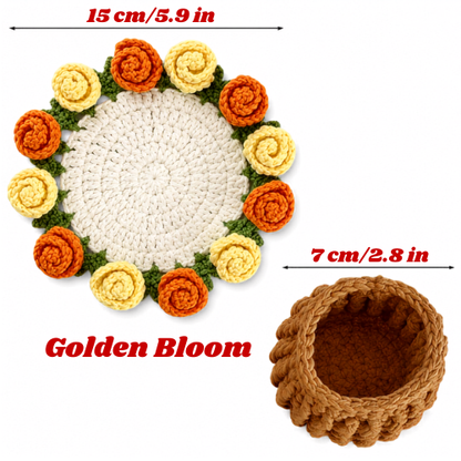 Bouquet Coasters – Handmade Flowers