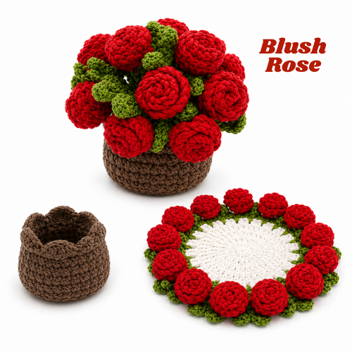 Bouquet Coasters – Handmade Flowers