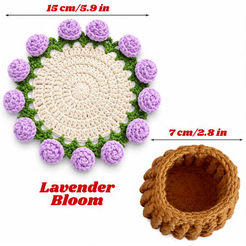 Bouquet Coasters – Handmade Flowers