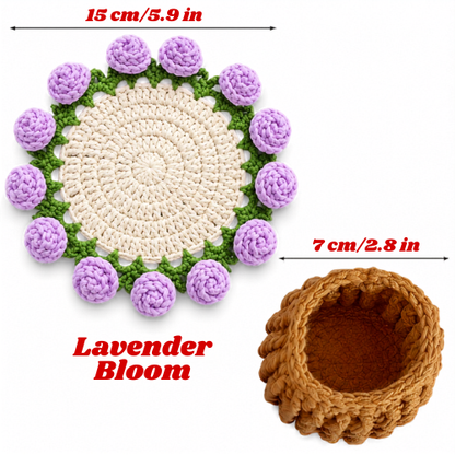 Bouquet Coasters – Handmade Flowers